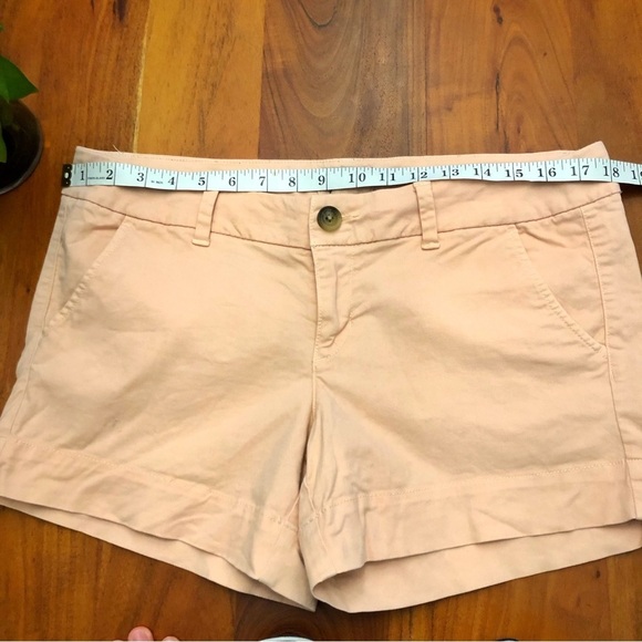 American Eagle Pastel Pink Medium Rise Wide Leg Casual Shorts. Size 10 - Picture 8 of 14